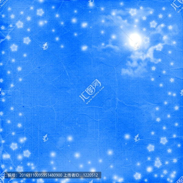 明信片假日與明星在夜間背景