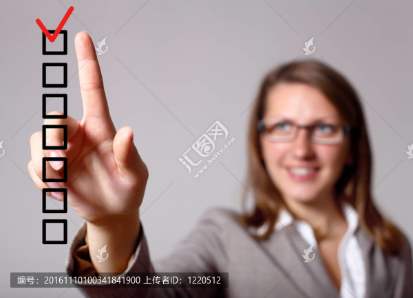 帶紅色標(biāo)記的復(fù)選列表