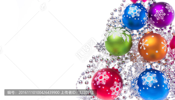 雪花符號圣誕球