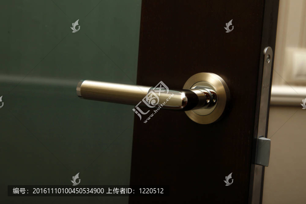 打開門把手和鑰匙