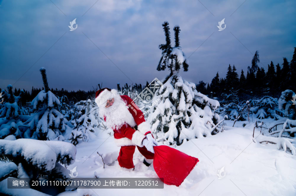 Santa與大袋