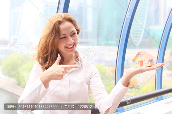 手掌上的房子