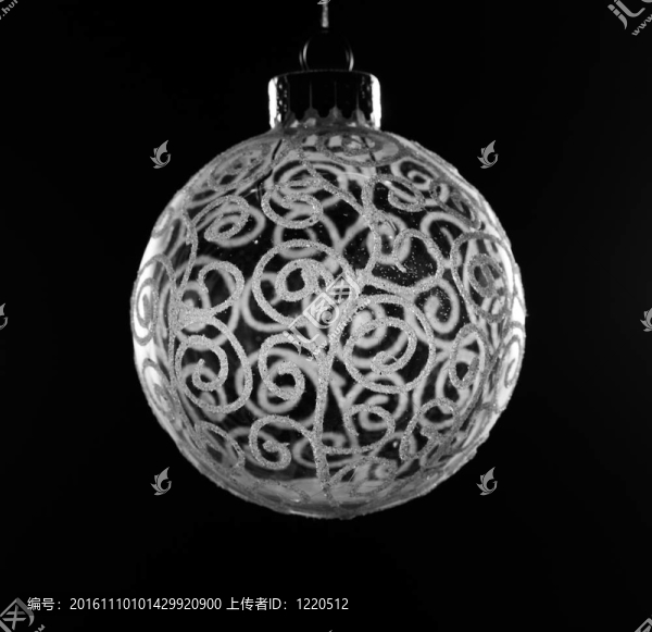 圓形玻璃圣誕裝飾