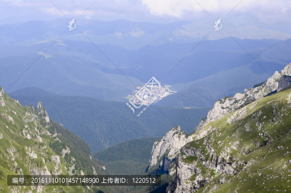 喀爾巴阡山脈的山谷