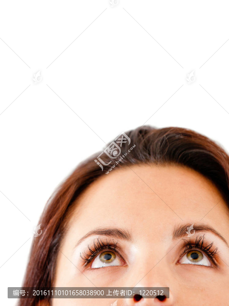 體貼的女人抬頭