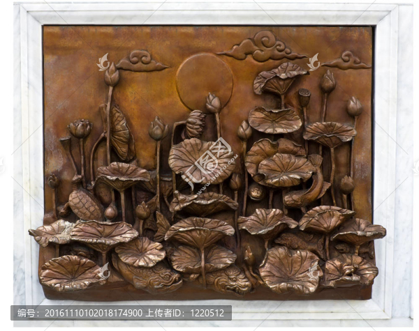 在墻上的蓮花-匯圖網(wǎng) www.fosd68.com 在墻上的蓮花