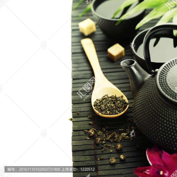 綠茶和筷子