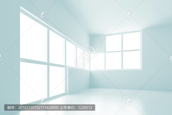 現(xiàn)代的空房間