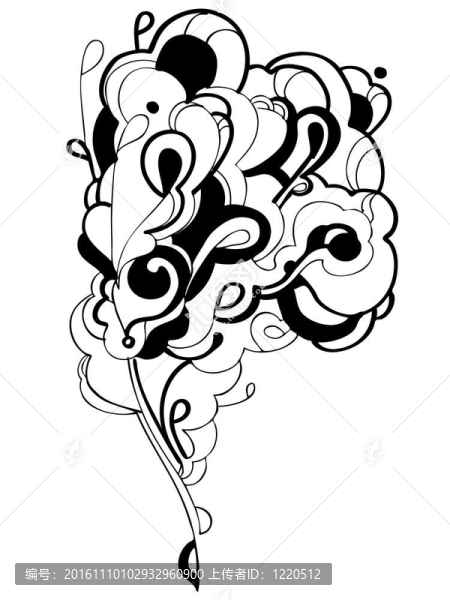 黑白抽象圖形設(shè)計