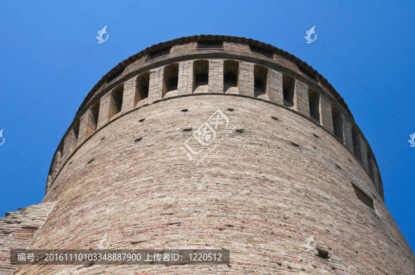 威尼斯堡壘。今年。Emilia,Romagna。意大利.