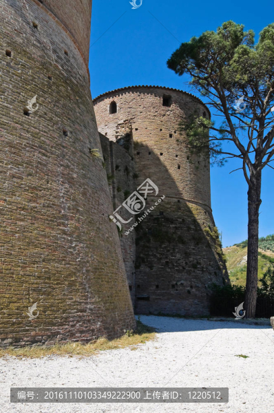 威尼斯堡壘。今年。Emilia,Romagna。意大利.