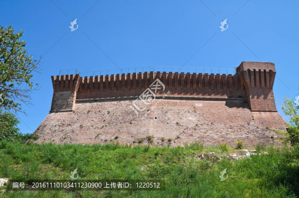 威尼斯堡壘。今年。Emilia,Romagna。意大利.