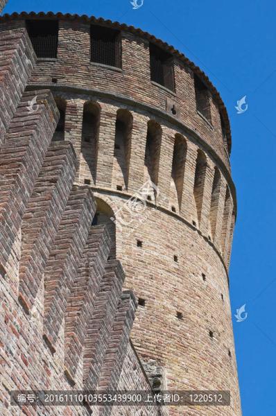 威尼斯堡壘。今年。Emilia,Romagna。意大利.