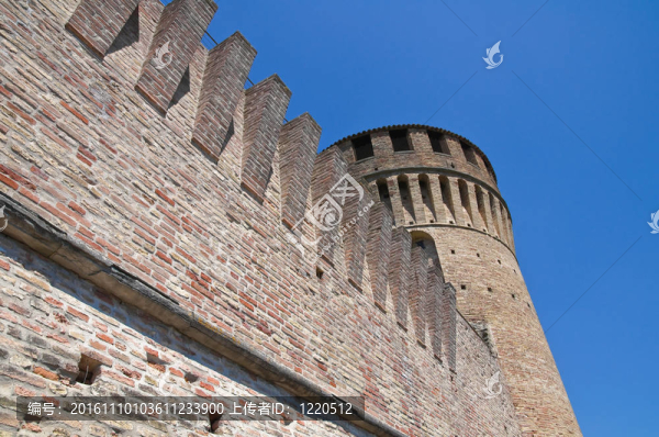 威尼斯堡壘。今年。Emilia,Romagna。意大利.
