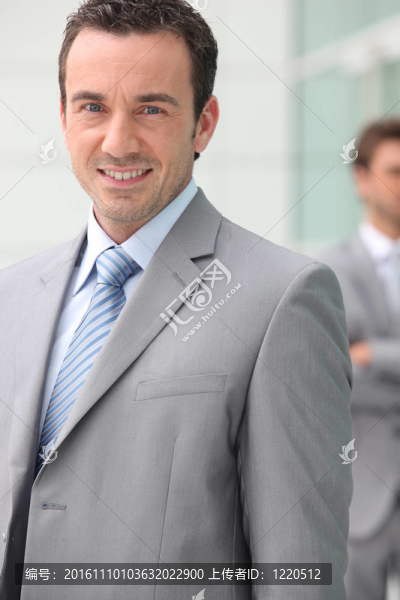 微笑的商人