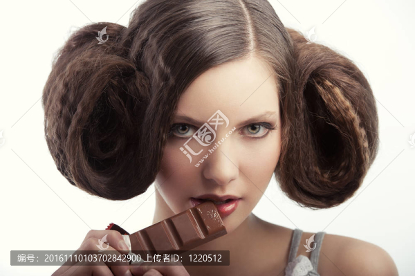 復(fù)古風(fēng)格的女孩的肖像