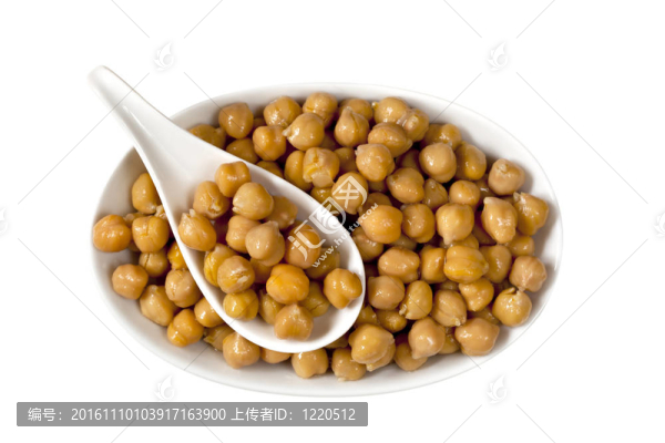 白色的小雞豌豆