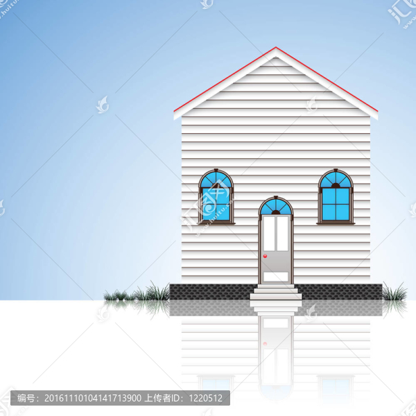 現(xiàn)代住宅與藍(lán)天