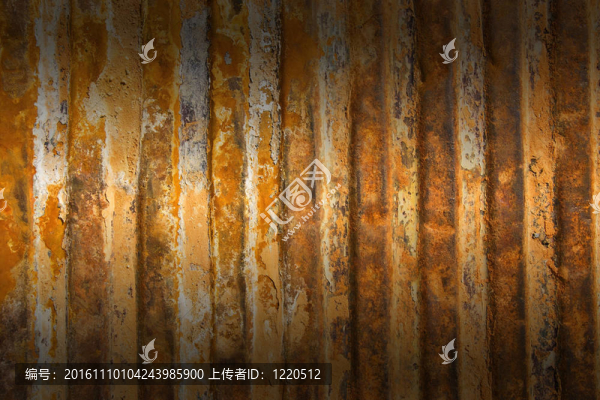 一種生銹的波紋鐵金屬質(zhì)感