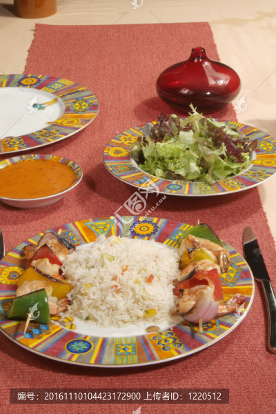 雞肉蔬菜飯