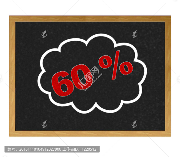 60%的折扣。