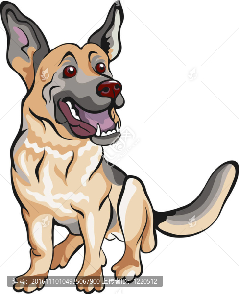 卡通狗德國(guó)牧羊犬品種-匯圖網(wǎng) www.fosd68.com 卡通狗德國(guó)牧羊犬品種