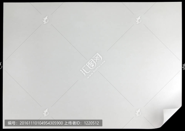 白色的卷頁