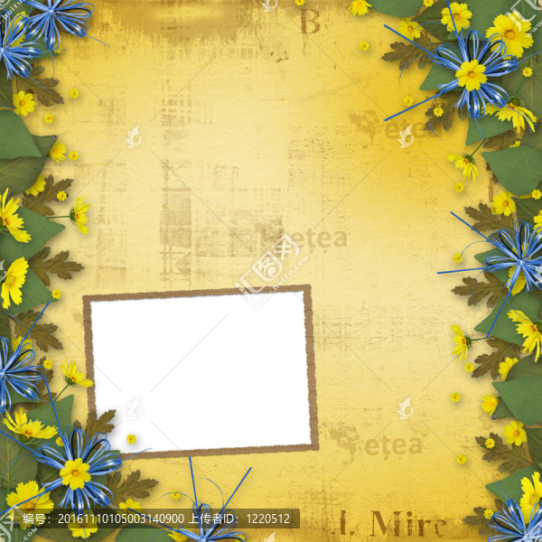祝賀與紙和黃色花朵的節(jié)日