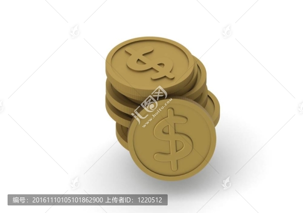 一堆硬幣