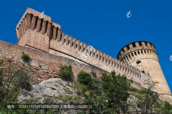 威尼斯堡壘。今年。Emilia,Romagna。意大利.