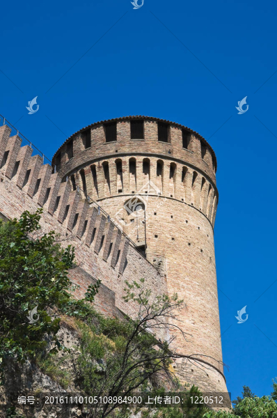 威尼斯堡壘。今年。Emilia,Romagna。意大利.