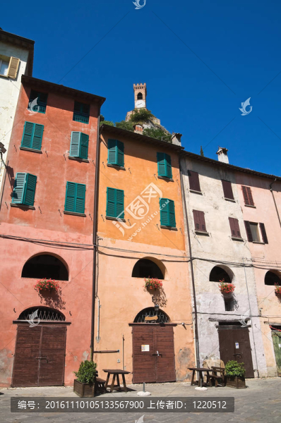 小巷。今年。Emilia,Romagna。意大利.