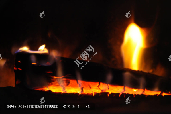 木頭木頭在火里