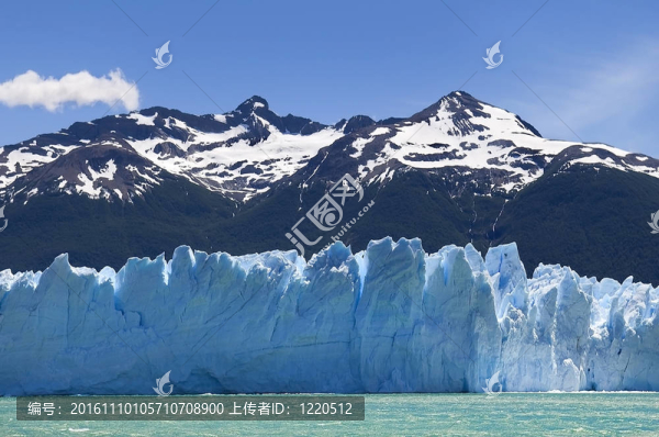 美麗的Glacier,Perito,Moreno