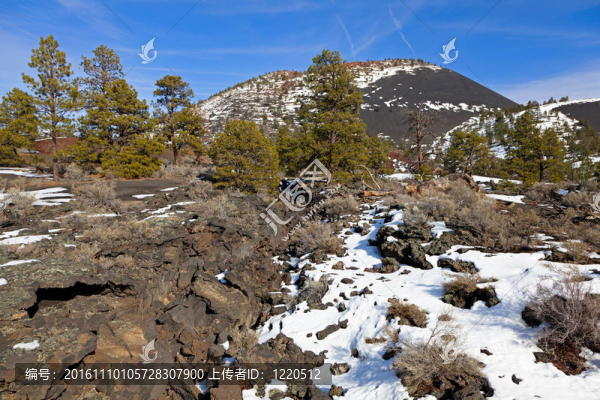 落日火山口