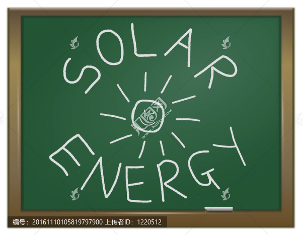 太陽能概念。