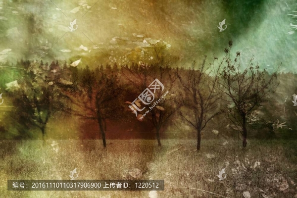 秋天的拼貼