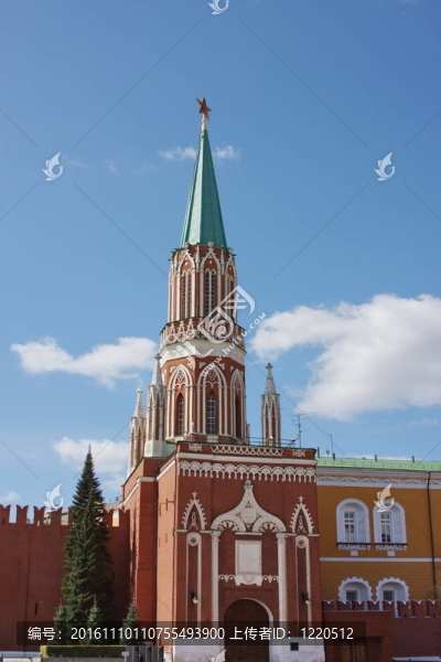 Kremlin市莫斯科塔