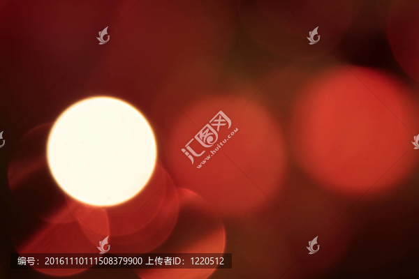 圣誕樹上的抽象燈