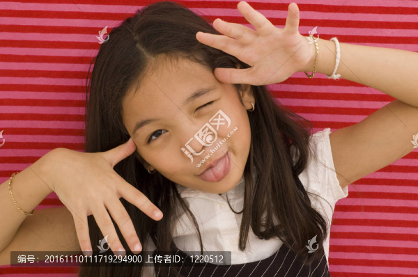 亞洲女孩的臉