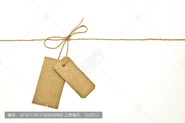 帶紙板標(biāo)簽的弓