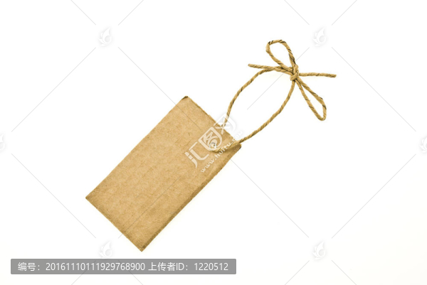 帶紙板標簽的弓
