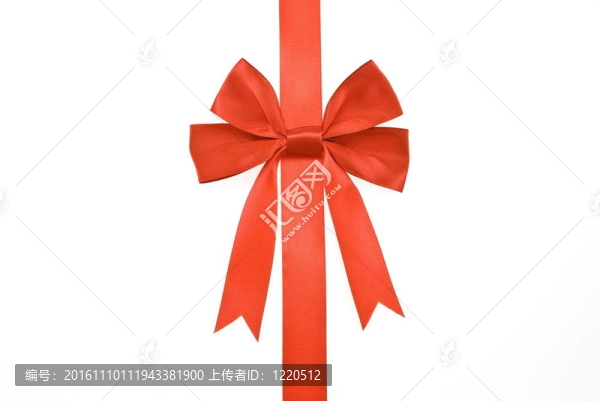帶紅絲帶和蝴蝶結的禮品包裝