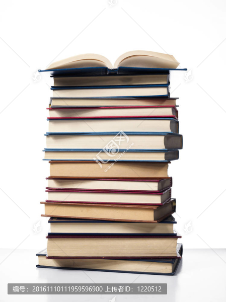 堆書