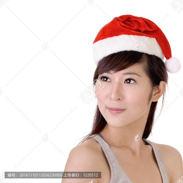 漂亮的圣誕小姐