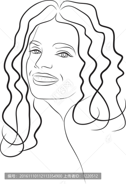 年輕女子的臉8