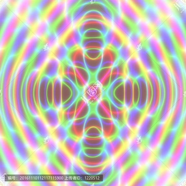 五顏六色的霓虹燈