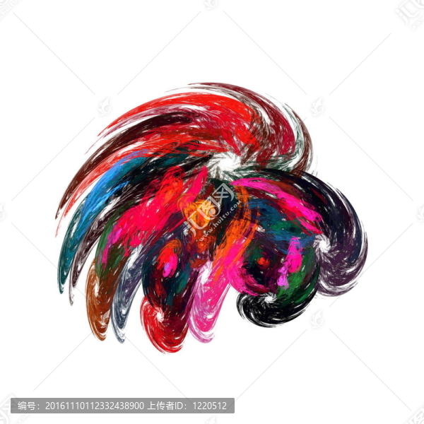 白色數(shù)字分形