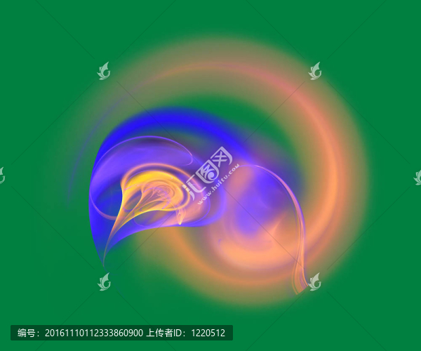 分形在綠色