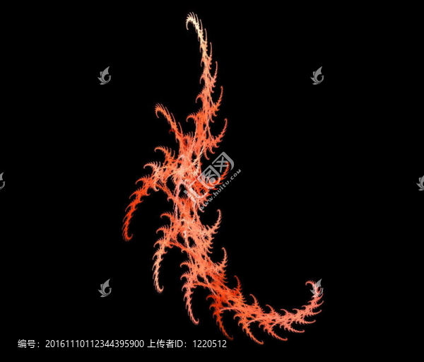 黑色數(shù)字分形